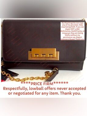 Zac Posen Eartha Wallet On A Chain Crossbody $295 Price Firm!